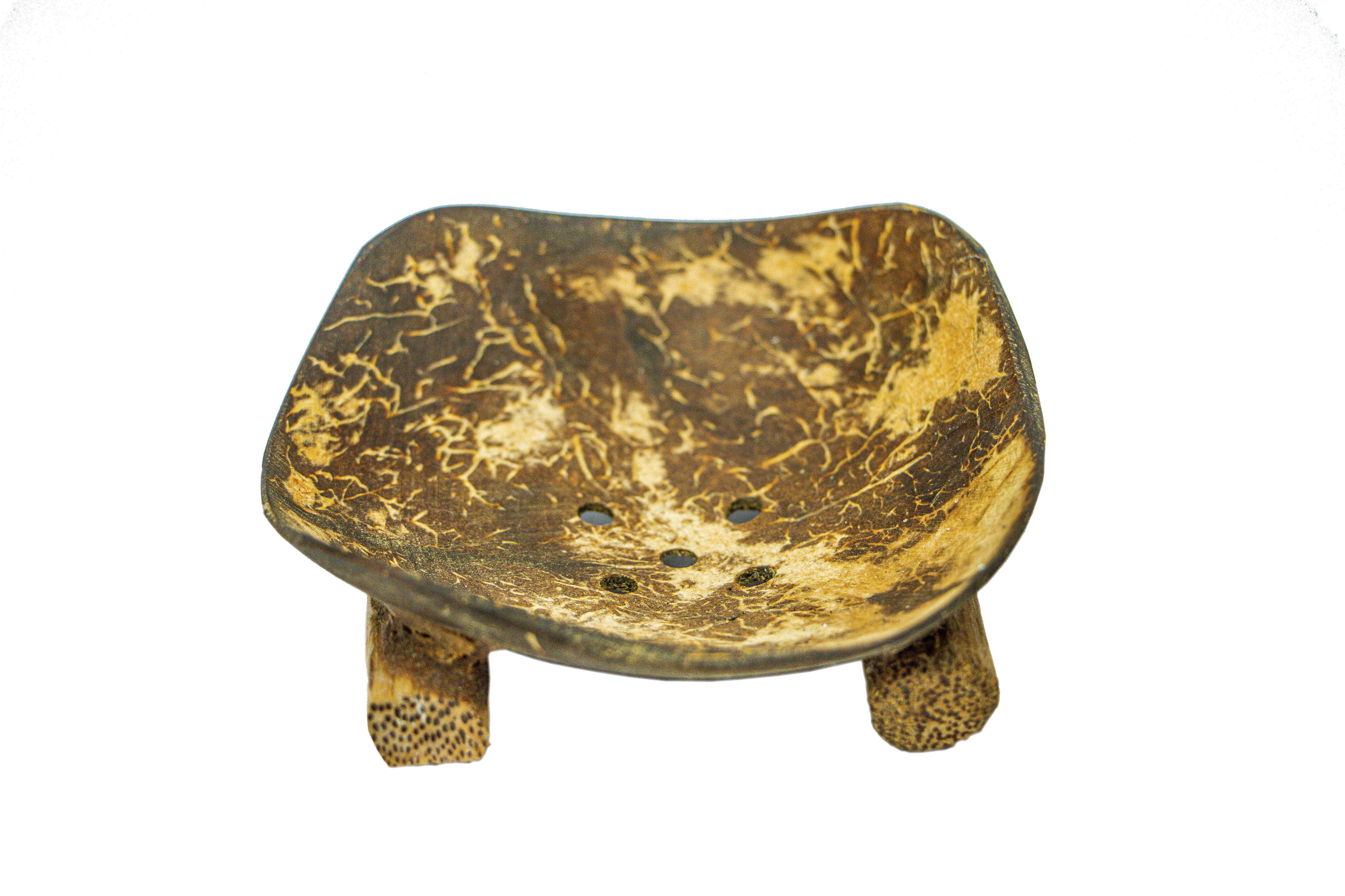 Coco Soap Dish with Wooden Stick Stands