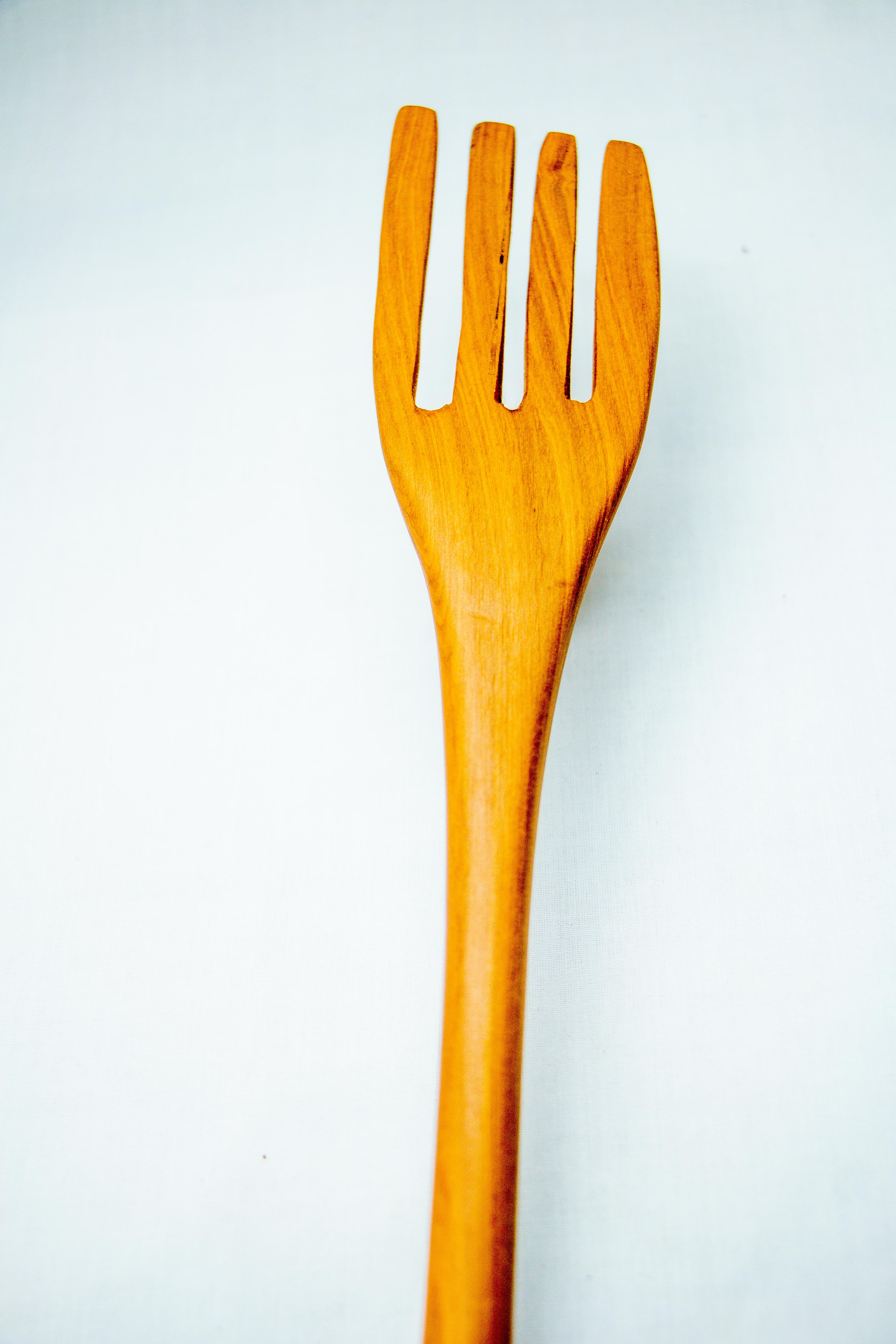 Wooden Salad Fork