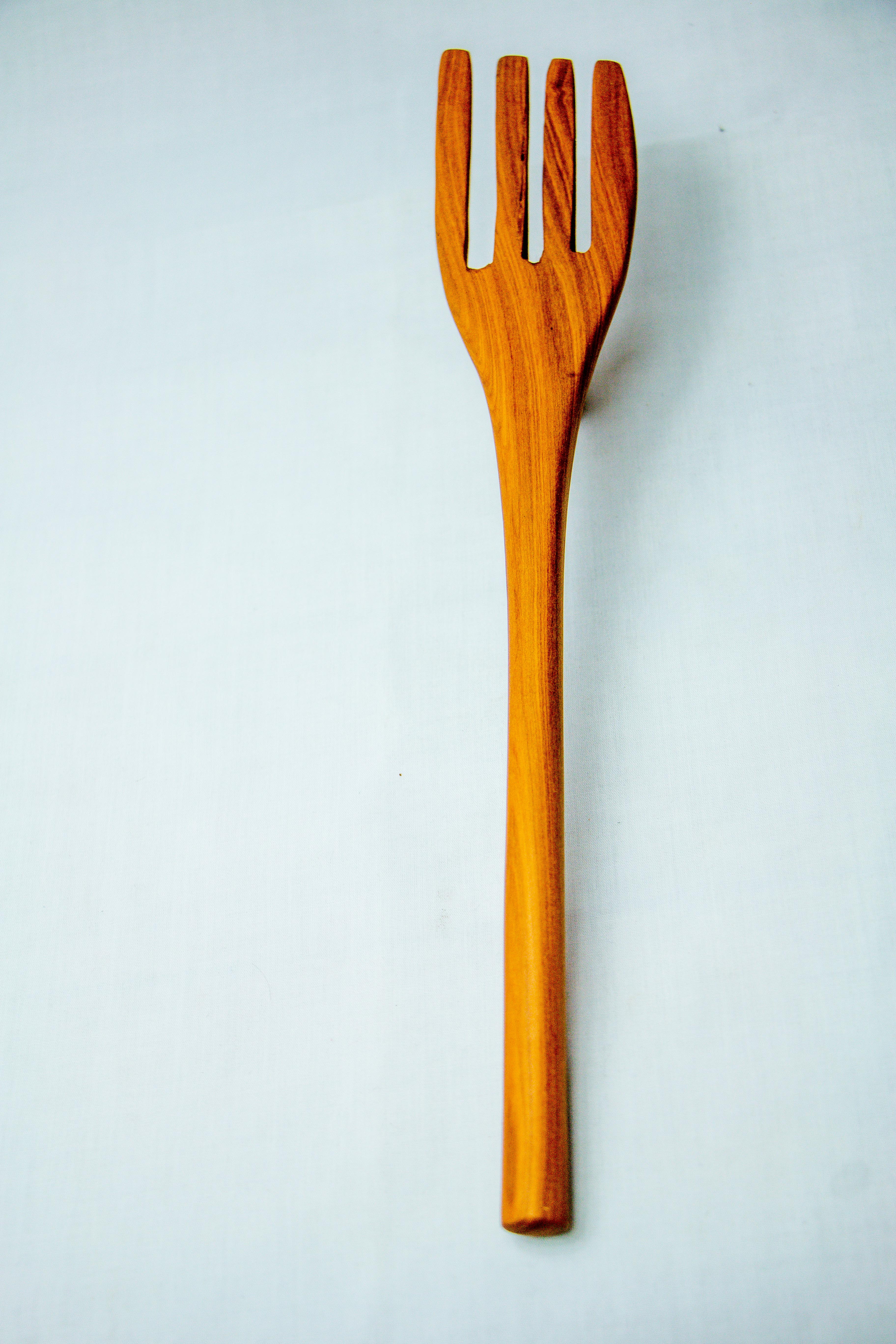 Wooden Salad Fork